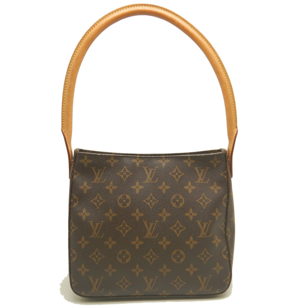 LOUIS VUITTON Monogram Looping MM M51146 Shoulder Bag Brown Women's 254290